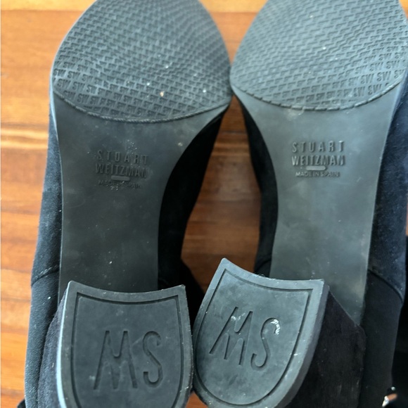 Stuart Weitzman Short Suede Cowboy Boots - Picture 10 of 11